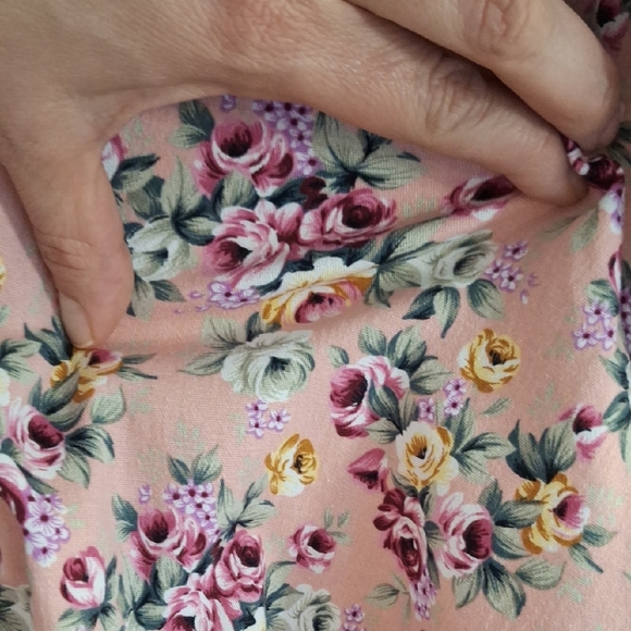 LINDY BOP Tea Party Pink Floral Dress Ditsy Rose Swing Vintage Retro - Picture 11 of 11